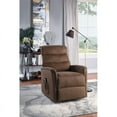 thumbnail image 2 of Lexicon Miraline Suede Power Lift Recliner with Massage and Heat in Brown, 2 of 10