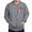 Graphite Gray, variant on CafePress - OFF WITH THEIR HEADS! Zip Hoodie - Zip Hoodie, Classic Hooded Sweatshirt with Metal Zipper