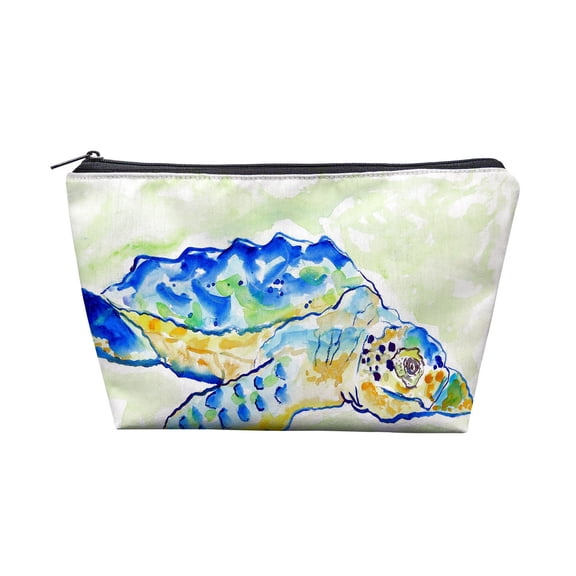 Betsy Drake Interiors Loggerhead Turtle Pouch 8.5x6