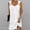 White, variant on Elvqul Scoop Neck Dress for Women Pullover Mini Dress 2026 Slim Solid Summer Sleeveless Juniors Cami Dresses