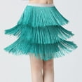 thumbnail image 4 of RUTAYY Women Skirt Sequin Embroidered Performance Swing Performance Solid Color Flowy Swing Pleated Beach Skirts, 4 of 9
