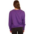 thumbnail image 3 of G-III Sports Womens Super Bowl LVI Crop Graphic Camiseta púrpura S, 3 of 5