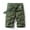 Green, variant on pstuiky Mens Shorts, Men Solid Color Cargo Shorts Wide Leg Shorts Casual Shorts with Pockets Leisure Khaki 34