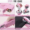 thumbnail image 4 of Travel Sewing Buddy, Mini Hand Sewing Machine for Clothing, Silk, Jeans, Leather, Quick Repair on the Fly, Lightweight Electric Tool, Perfect for Beginners and Sewing Enthusiasts, 4 of 5