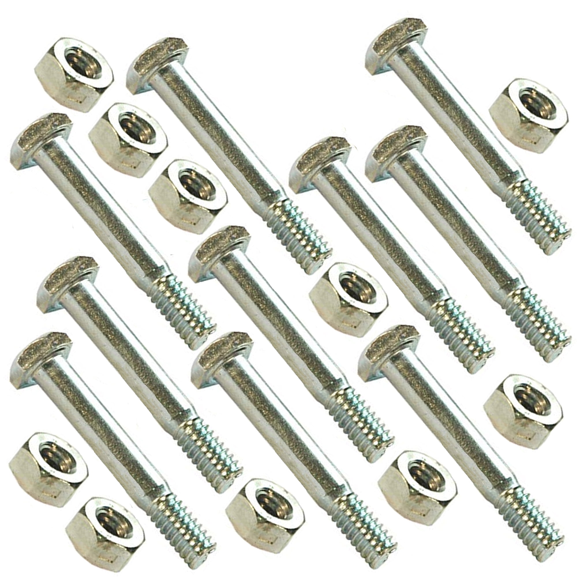 Snow Blower Thrower 10 Pk Premium Shear Pins Lock Nuts Fits Ariens Homelite Cub Cadet Stiga Rotary 917 Walmart Com Walmart Com