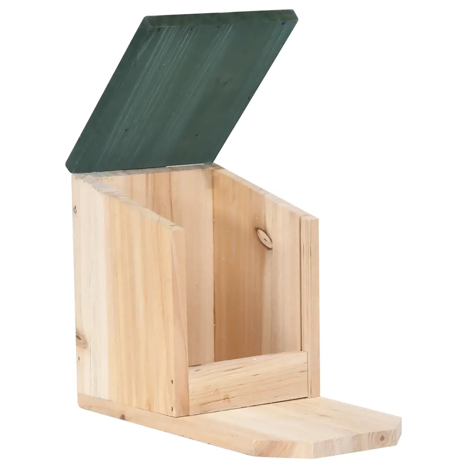 Lowestbest 4pcs Wooden Squirrel Terrarium, Squirrel House with Lid, Outdoor Garden Squirrel Feeder Lowestbest 4pcs Wooden Squirrel Terrarium, Squirrel House with Lid, Outdoor Garden Squirrel Feeder