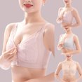 thumbnail image 4 of NIEWTR Bra for Senior Front Closure Breathable Bras Luxysense Front Snap Bra Womans Bras(Beige,3XL), 4 of 7