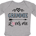 thumbnail image 4 of Inktastic Grammie Loves Me Arrow Childs Boys or Girls Long Sleeve Baby Bodysuit, 4 of 5