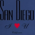 thumbnail image 2 of CafePress - Sandiego_10X10_Iloveu_Black Maternity Dark T Shirt - Maternity Dark T-Shirt, 2 of 3