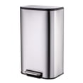 thumbnail image 1 of YUSAZENS 13.2 Gallon Stainless Steel Kitchen Trash Can, 50L Soft-Close Garbage Bin with Removable Inner Bucket, 1 of 9