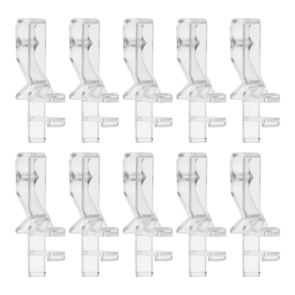 10 Pcs Multifunctional Lumbar Pillows Transparent Curtain Retainer