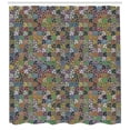 thumbnail image 3 of Ambesonne Leaves Shower Curtain, Colorful Graphic Foliage, 69"Wx84"L, Multicolor, 3 of 3