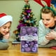 thumbnail image 2 of Adornos navideños transparentes con purpurina irrompibles: acabado perlado aterciopelado, adornos pintados a mano con ganchos para decorar el árbol o la repisa de la chimenea, 2 of 7