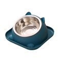 thumbnail image 2 of CBFFDC Appropriate Height Bowl Feeder Bowl Stable Base Round Corner Design Food Grade PP Easy to Clean Large Mouth Feeder Drinking Bowls for Cats Dogs, 2 of 7