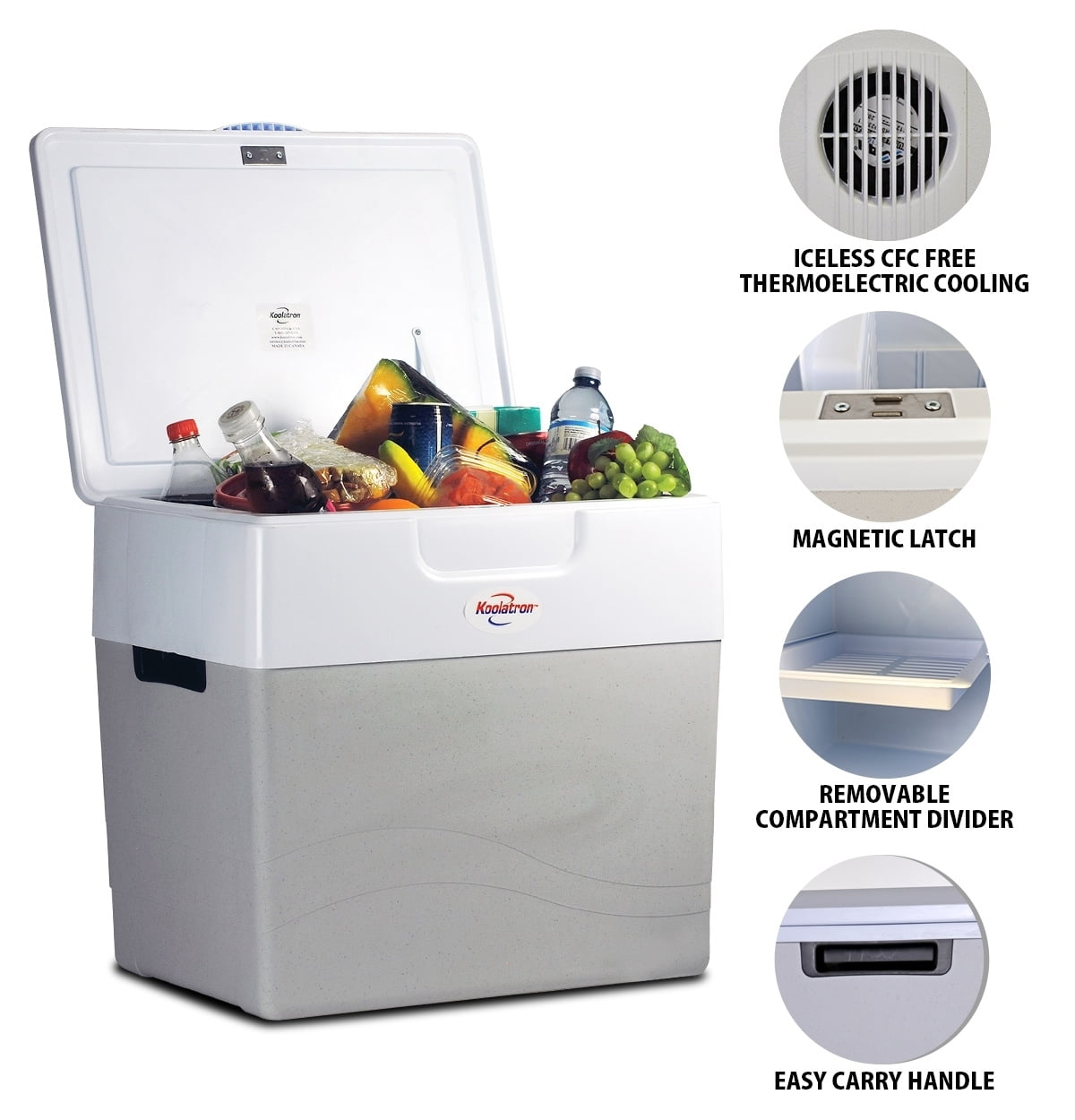 Koolatron Krusader P85 Thermoelectric Iceless 12V Cooler Warmer, 49 L