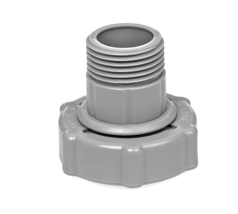 Produktbild von Poolschlauch T-Verbinder – 3,8 Cm, Mit 3 Dichtungen, Für Intex & Coleman Aufstellpools, Aus PP-Kunststoff