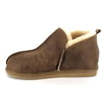 thumbnail image 4 of SHEPHERD Men's Sheepskin Slippers Anton, antique cognac, 4 of 8