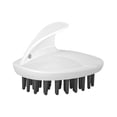 thumbnail image 2 of Matsuzay Cepillo para champú, masajeador de cabeza para el cuero cabelludo, depurador de ducha multifuncional cómodo, peine de relajación Juegos de accesorios de baño Blanco, 2 of 6