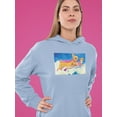 thumbnail image 2 of Image Conscious Flying Chihuahuas Hoodie Womens -Porter Hastings Designs, Female Medium, 2 of 4