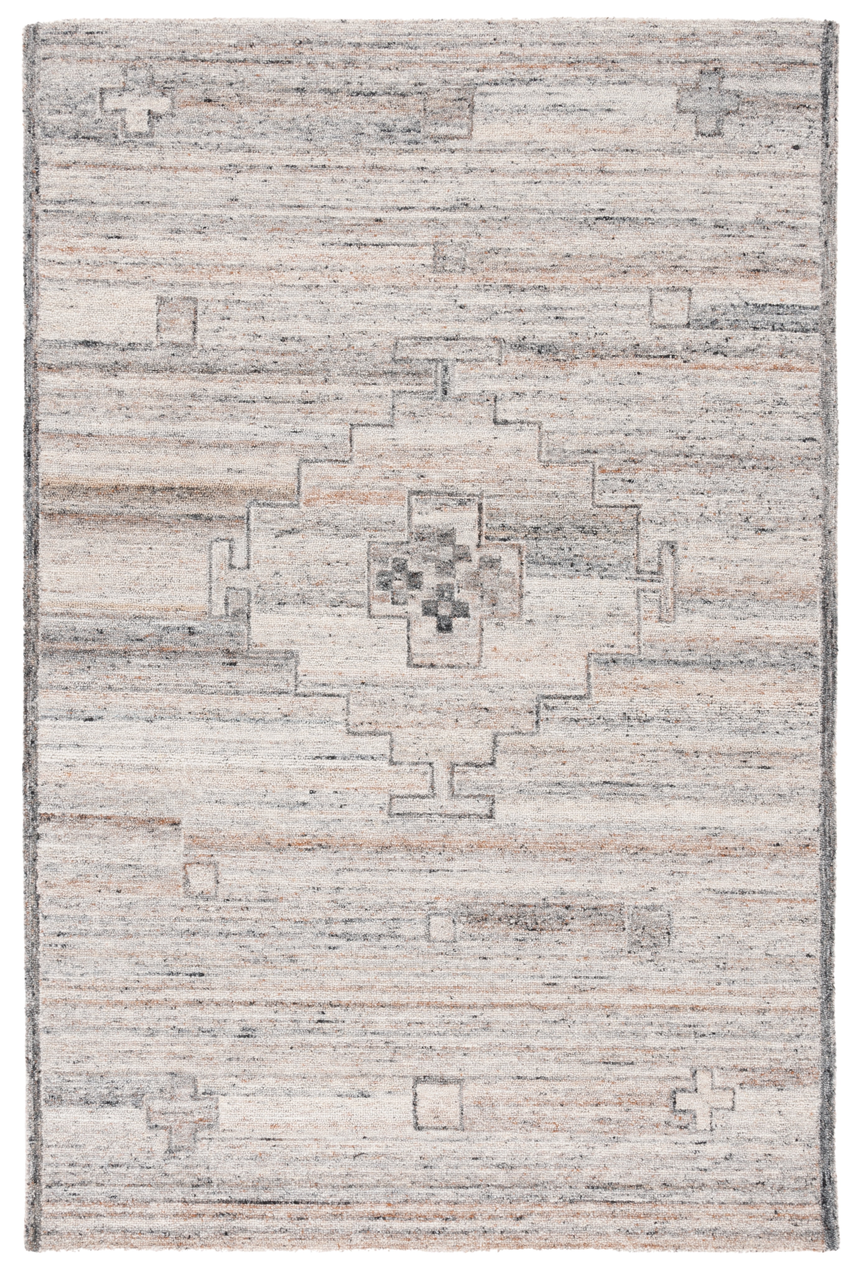 Safavieh Kenya Darius Medallion Area Rug, Brown/Beige, 6' x 9'