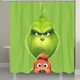 thumbnail image 1 of Grinch Christmas Decorations Grinch Decor the Grinch Non Slip Toilet Polyester Cover Mat Set Bathroom Shower Curtain, 1 of 5