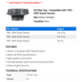 thumbnail image 2 of Oil Filler Cap - Compatible with 1995 - 2004 Toyota Tacoma 1996 1997 1998 1999 2000 2001 2002 2003, 2 of 2