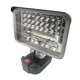 thumbnail image 2 of Muyoka Luz de trabajo LED para baterías de litio Makita de 18 V, súper brillante IP66, luz ajustable a prueba de agua, linterna de mano portátil para acampar, hacer senderismo, emergencia Muyoka Hogar, 2 of 7