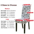 Unique Bargains Stretchy Spandex Dining Chair Covers Slipcover Set of 4