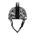thumbnail image 6 of Krash Youth Street Writer Mohawk Bike Helmet, Black and White, 8+ (54-58cm), 6 of 6