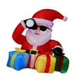 thumbnail image 1 of Adorno navideño inflable de Papá con luz. Decoración navideña creativa y original para jardín o interior., 1 of 7