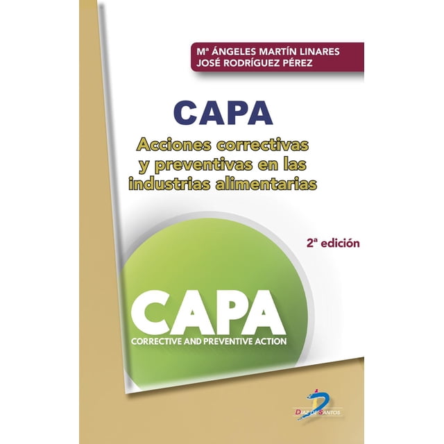 Capa: Acciones correctivas y preventivas en las industrias alimentarias Blanco
