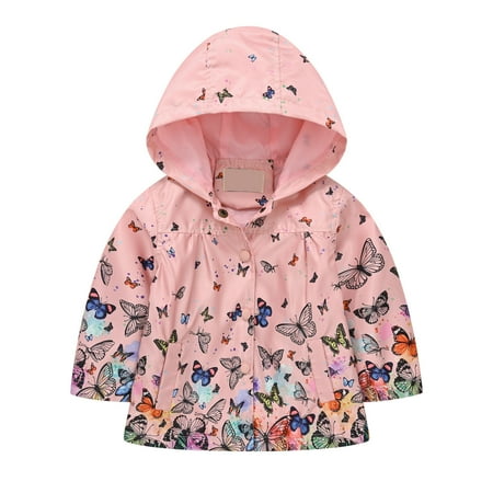 

GEZHEN Winter and Fall Toddler Boys Girls Christmas Cartoon Deer Fancy Party Robe Kids Cloak Girls Basic Jacket Casual Style Rain Jacket Fashion