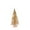 Gold, variant on Miniature Sisal Frosted Christmas Trees Bottle Brush Mini Trees Plastic Tabletop Trees Ornaments for Christmas Room Decor Home Table Top Decoration and Crafts