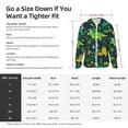 thumbnail image 5 of Kdxio Dinosaurs Print Women Men Sun Protection UPF 50+ Jackets Zip Up Long Sleeve Hoodie Hiking Lightweight with Pockets, 5 of 7