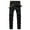 Black, variant on Whlbf Jeans for Men Cotton Straight Ripped Hole Jeans Full Length Pants