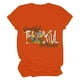 thumbnail image 1 of Camisas de Acción de Gracias Para Mujer Casual Cuello Redondo Manga Corta Camiseta Estampada Top Odeerbi  ODB122429, 1 of 5