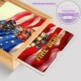 thumbnail image 4 of Firefighter German Shorthaired Pointer Hero Rescue Fire Dept Fireman USA Flag Acrylic Plaque with Wood Photo Frame Box GSP Lover Dog Gift Light Box - 02026, 4 of 5