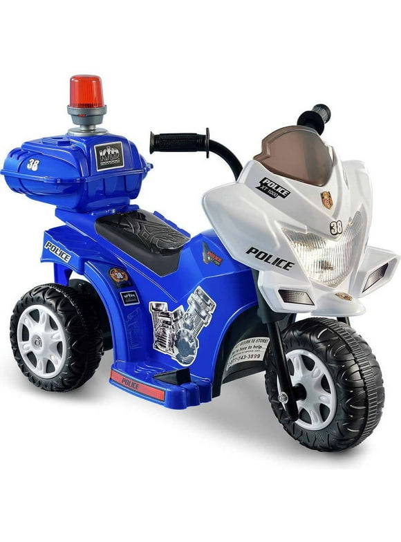Kid Motorz Lil' Patrol 6-Volt Battery-Powered Ride-On Motorcycle