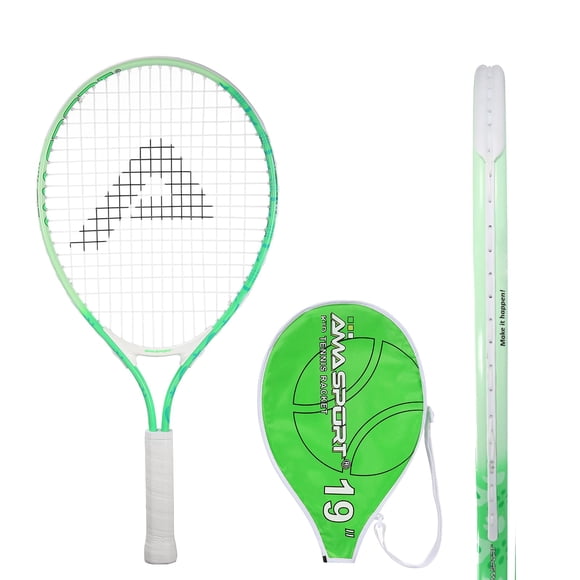 Raqueta deportiva AMA SPORT, 19 pulgadas, kit de raqueta de tenis para niños