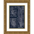 thumbnail image 1 of Sophie 6 17x24 Gold Ornate Wood Framed with Double Matting Museum Art Print Titled - New York Street Map, 1 of 4