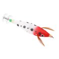 thumbnail image 5 of Nimomo Plantillas De Pesca De Calamar, Anzuelo De Calamar, Señuelo De Pesca Duro con Efecto Luminoso para Océano, Barco, Río, Estanque, Pesca Al Aire Libre(Rojo y Blanco), 5 of 5