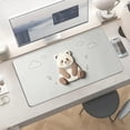 thumbnail image 2 of Lina Harper Home Cute Panda Gaming Mouse Pad, Rubber 3D Non-Slip Waterproof Large Desk Mat, 11.81 "x 27.56", for Office Home Workspace, 2 of 10