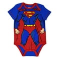 thumbnail image 4 of DC Comics Justice League Superman Infant Baby Boys Bodysuits and Jogger Pants Newborn to Infant, 4 of 5