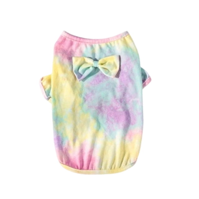 TIELUTT Tie Dye Hoodie Sweatshirt Soft Breathable Apparel Pet Clothes for Small Dogs Tutu Pet Clothes Hangers for Small Dogs Pet Clothes for Large Dogs Girl Pet Clothes for Large Dogs Pet Clothes Rack