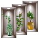 thumbnail image 3 of 1 Set Fake Window Potted Plant Wall Sticker Self Adhesive Wall Decal Bedroom Wall Stickers, 3 of 4