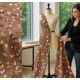 thumbnail image 5 of Soimoi Cotton Cambric Fabric Alphabets,Birds & Animals Kids Printed Craft Fabric by the Yard 42 Inch Wide, 5 of 7