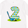 thumbnail image 4 of Inktastic Argyle Golf 2nd Birthday Boys Long Sleeve Toddler T-Shirt, 4 of 5
