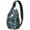 Geometric Dog, variant on Geometric Dog Pattern Sling Backpack for Women Men, Abstract Canine Print Crossbody Bag with Paw and Bone Design, Travel Hiking Daypack
