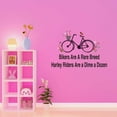 thumbnail image 3 of Bikers Are A Rare Breed Harley riders are a dime a Dozen Quote wall Decal Wall Art Sticker Designs Vinyl Stickers For Home House Walls Rooms Windows Bedroom Decoration Size (20x20 inch), 3 of 3