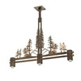 thumbnail image 2 of Meyda 219382 45 in. Long Winter Pine Tall Pines 3 Light Island Pendant, 2 of 7